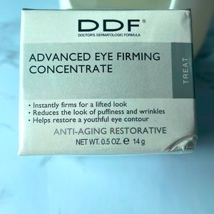 DDF advanced eye firming concentrate— .5 ounces or 14 g. Anti-aging restorative.